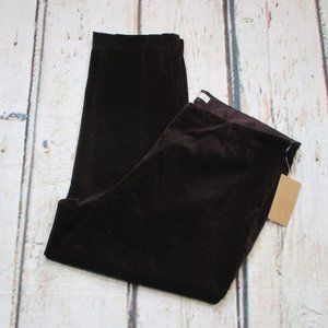 Coldwater Creek Plus Audrei Velveteen Ankle Pants